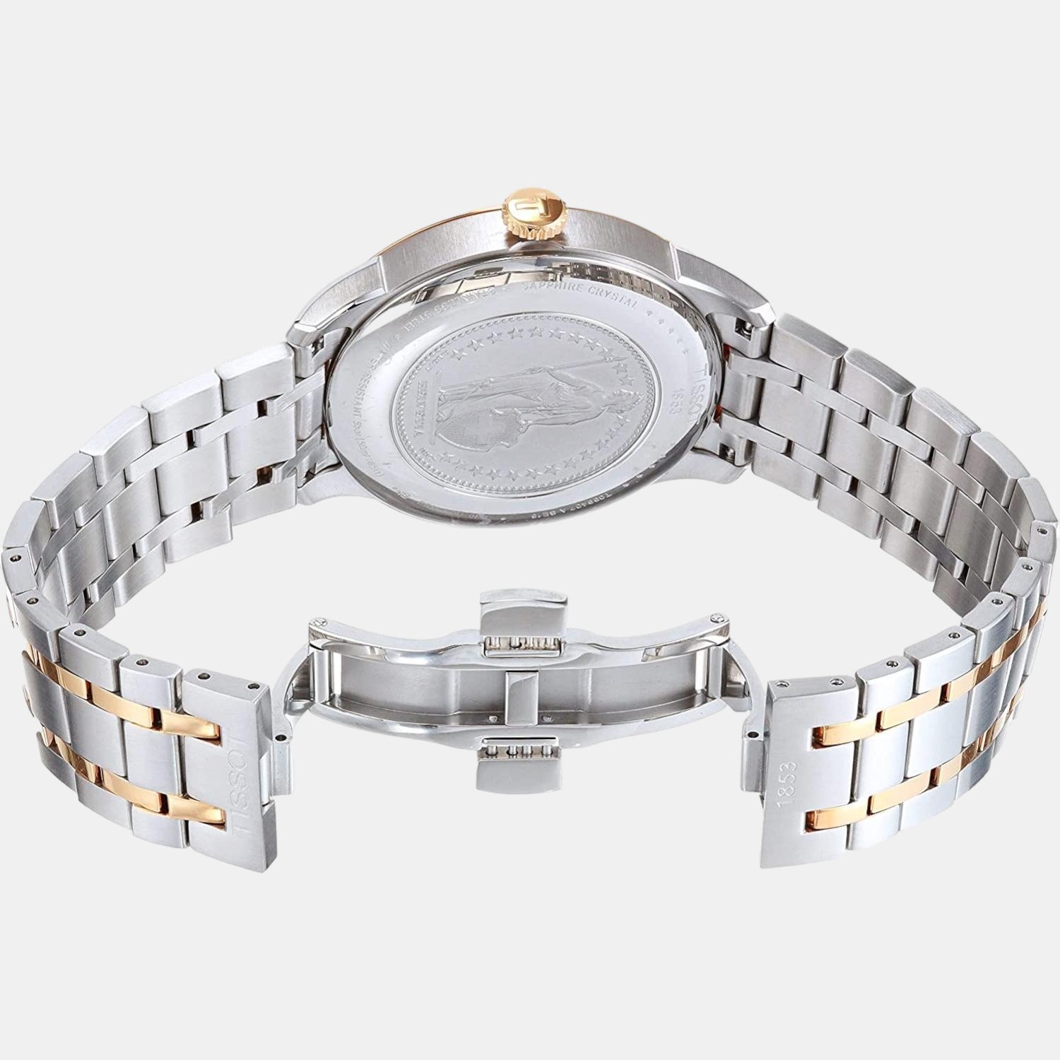 Tissot Men Round White watch