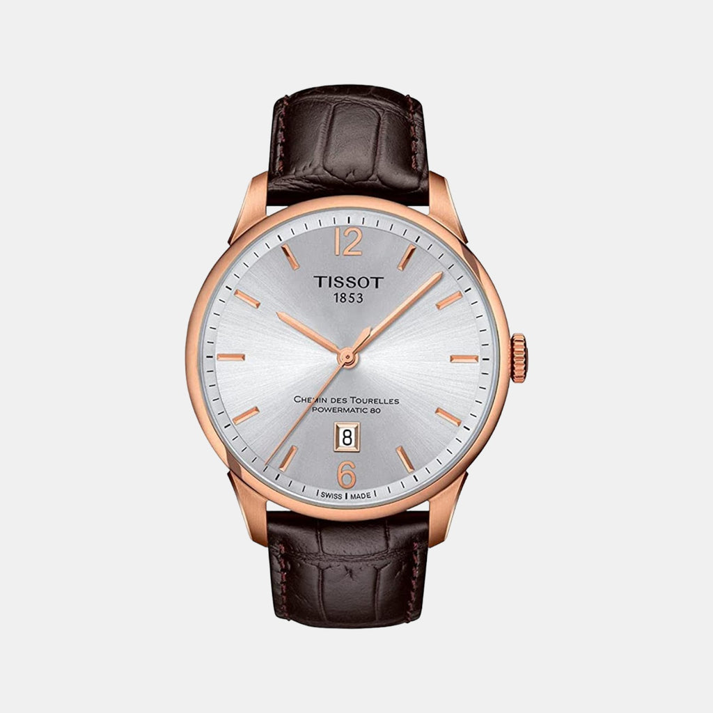 Tissot Round Silver Analog watch