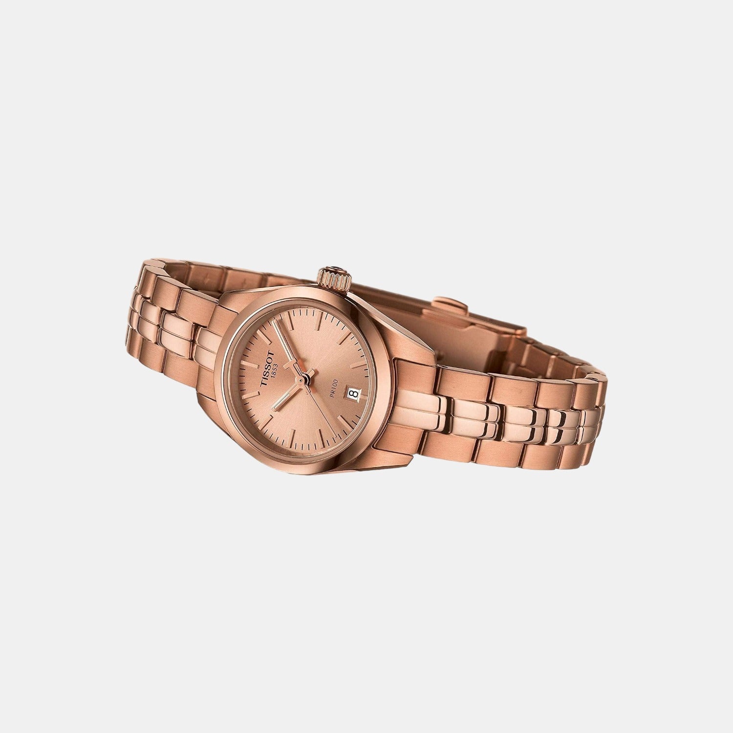 Tissot Female Pink Analog Stainless Steel Watch Tissot Just In