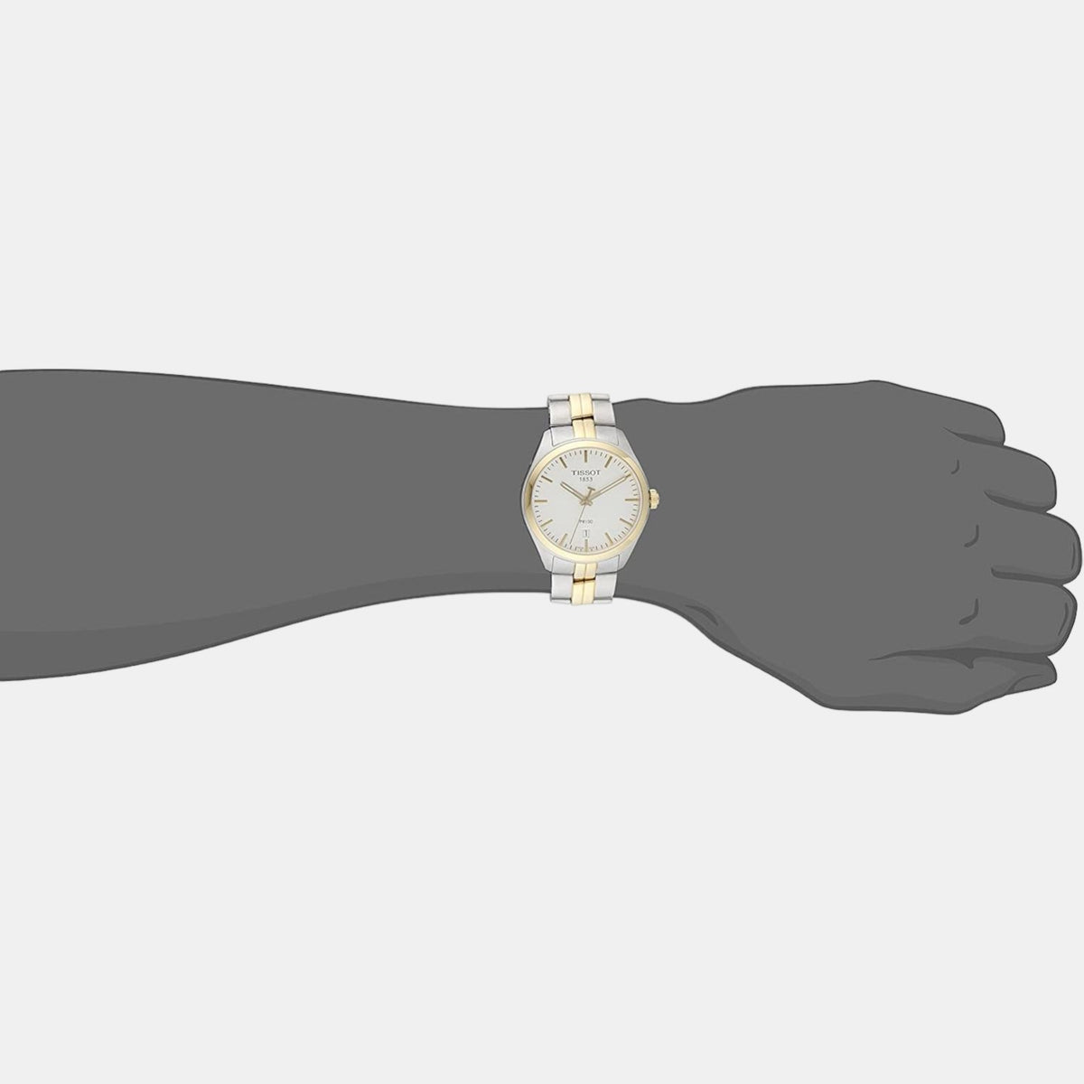 Tissot Men Round White watch