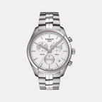 Tissot Round White Chronograph watch