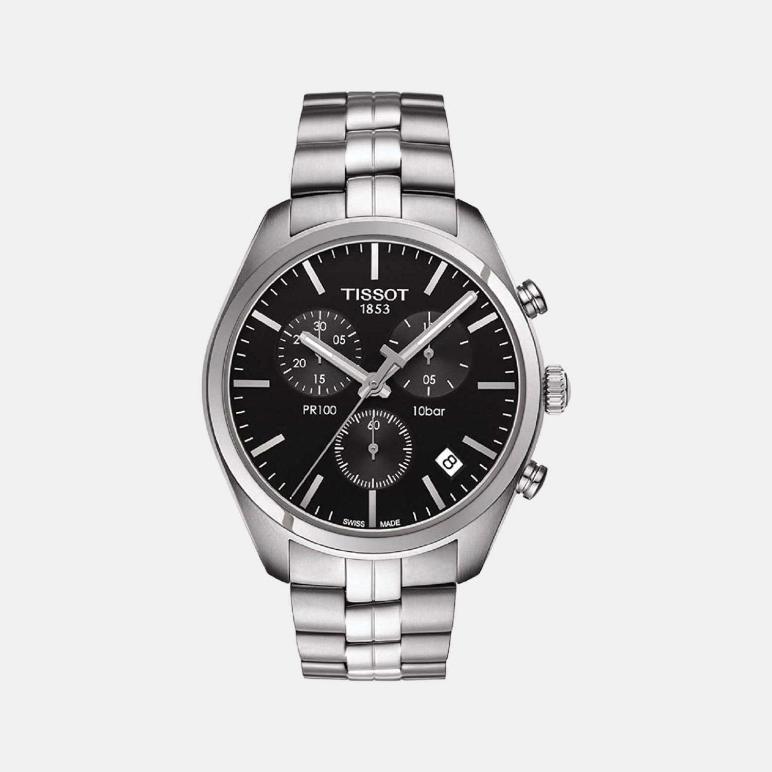Tissot Round Black Analog watch