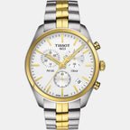 Tissot Round White Chronograph watch