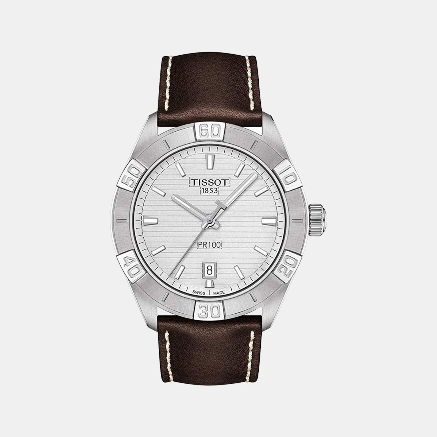 Tissot Round Silver Analog watch