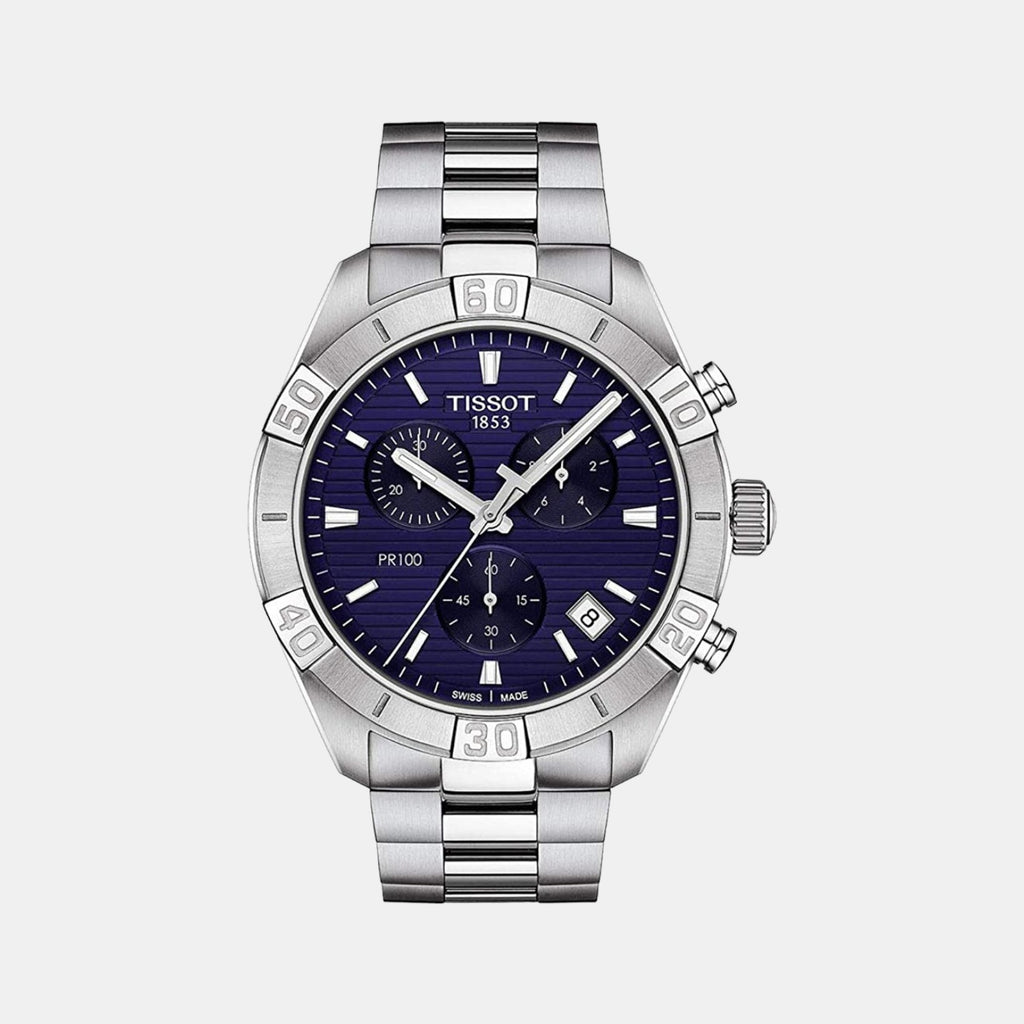 Tissot Round Blue Chronograph watch