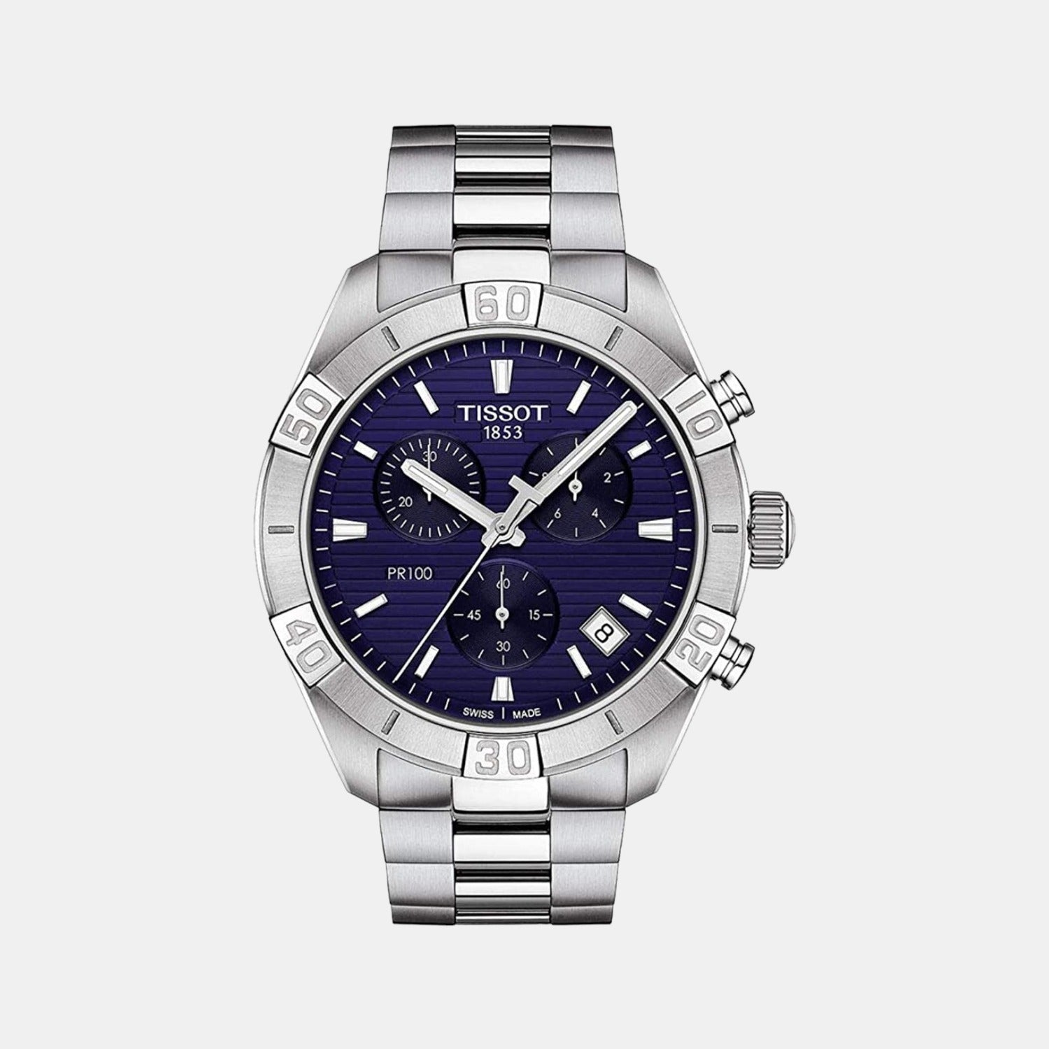 Tissot Round Blue Chronograph watch