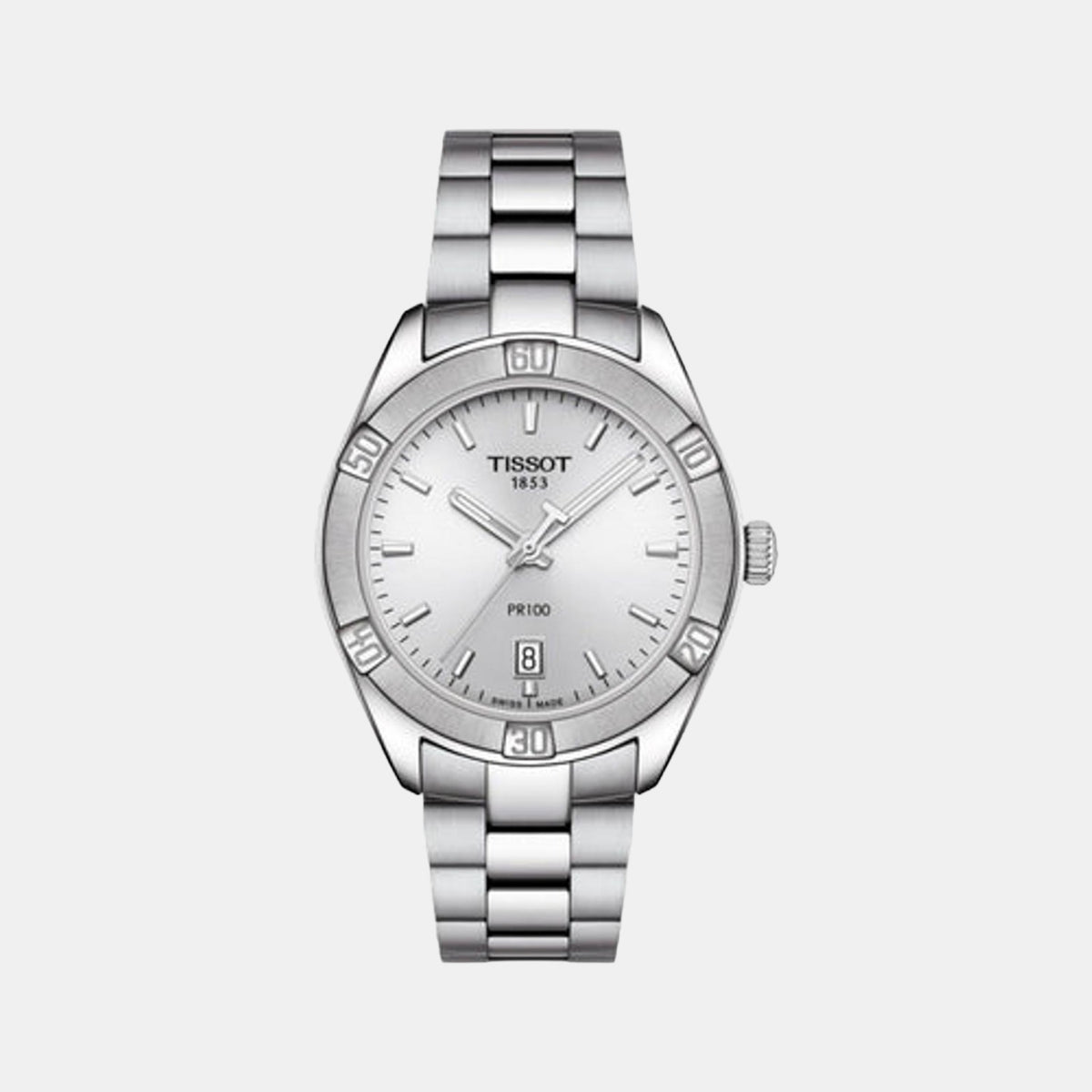 Tissot Round Silver Analog watch