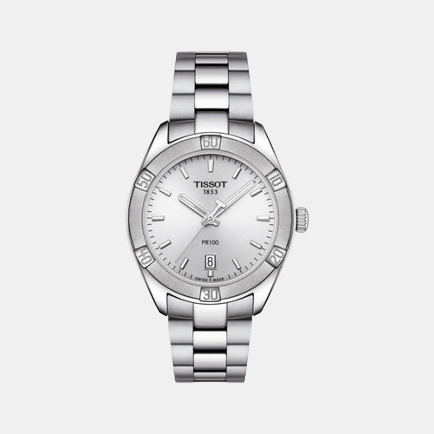 Tissot Round Silver Analog watch