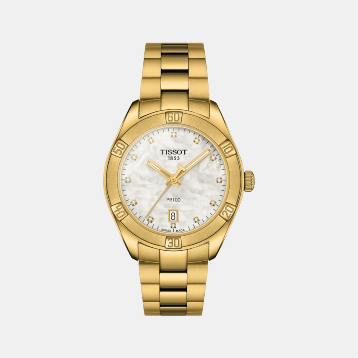 Tissot Round White Analog watch