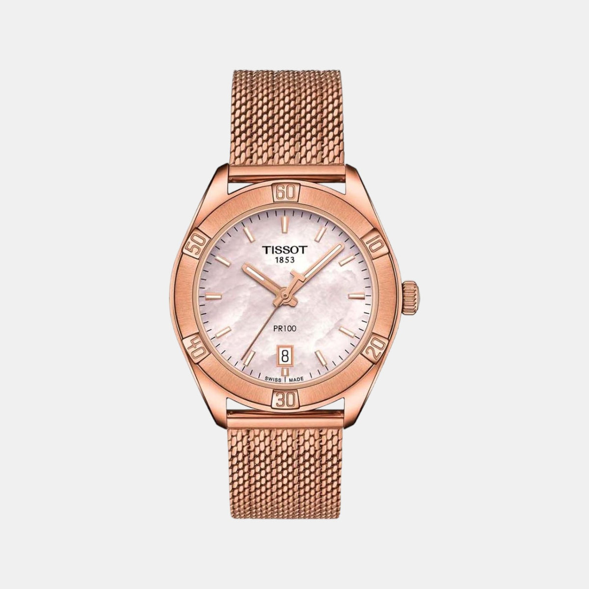 Tissot Round Pink Analog watch
