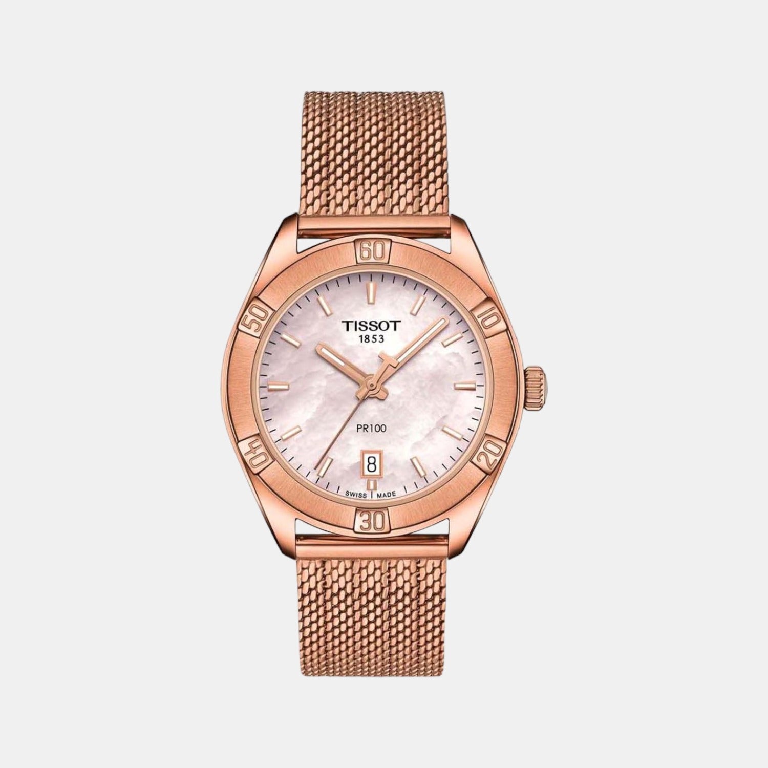 Tissot Round Pink Analog watch
