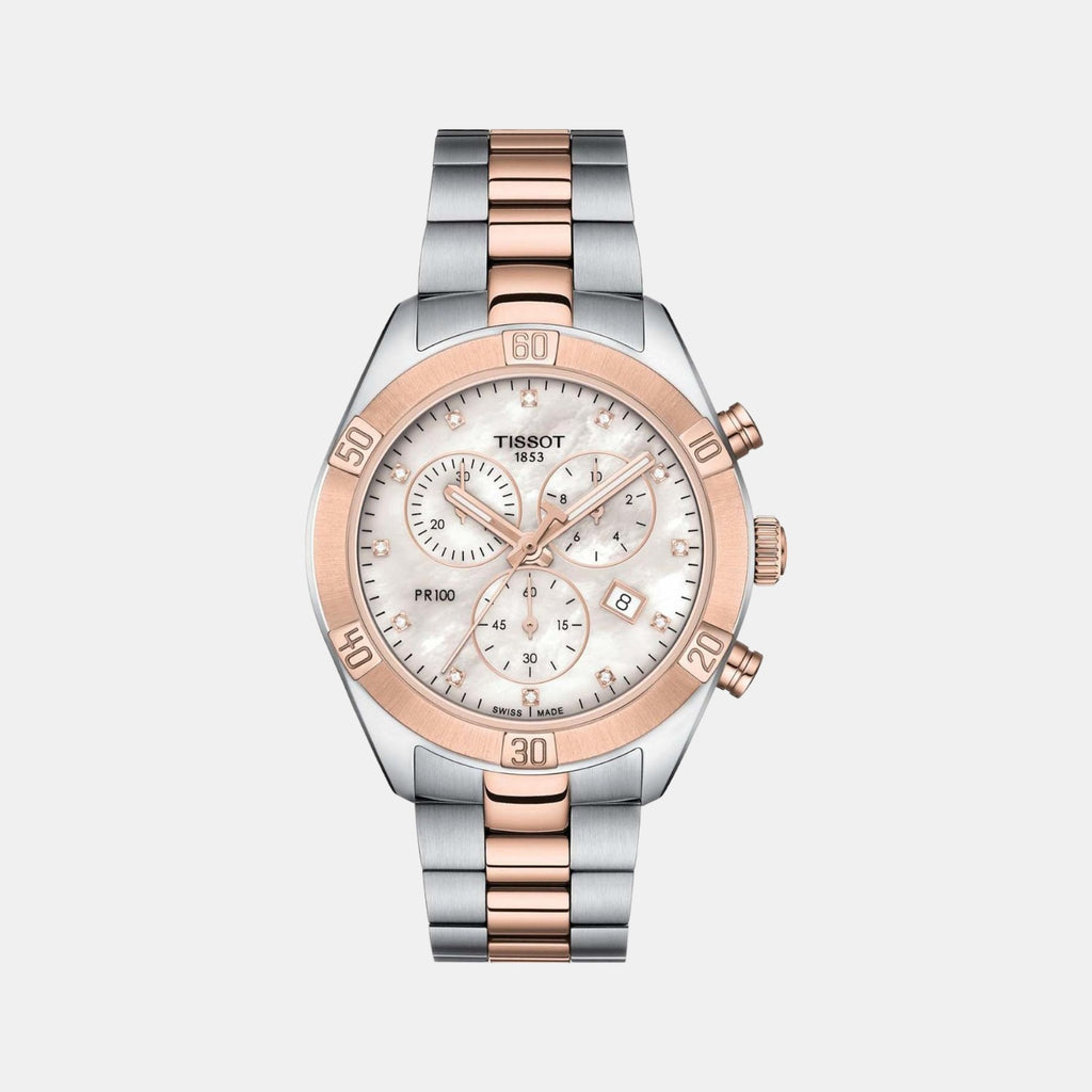 Tissot Round Mother Of Pearl Chronograph watch