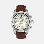 Tissot Round White Chronograph watch