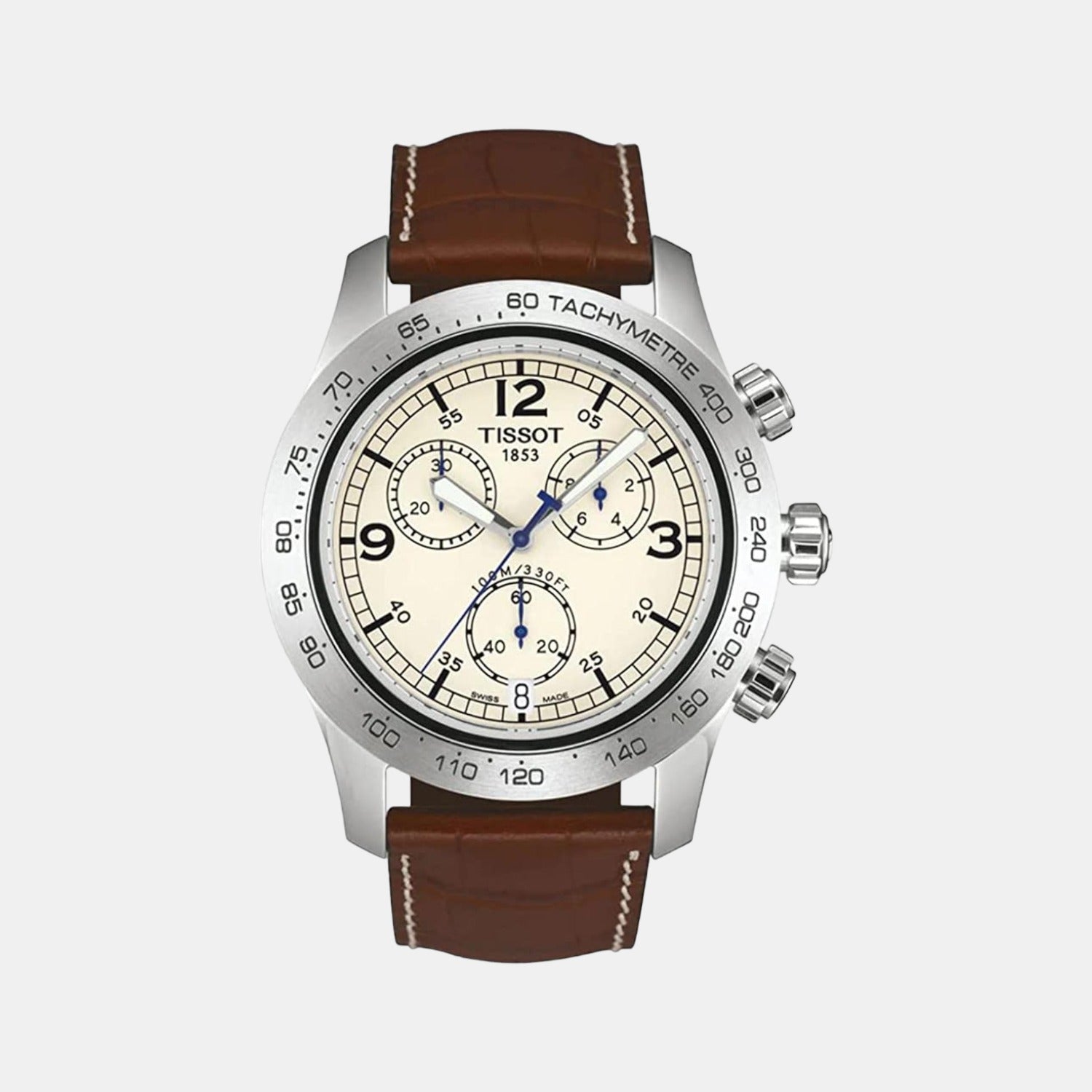 Tissot Round White Chronograph watch