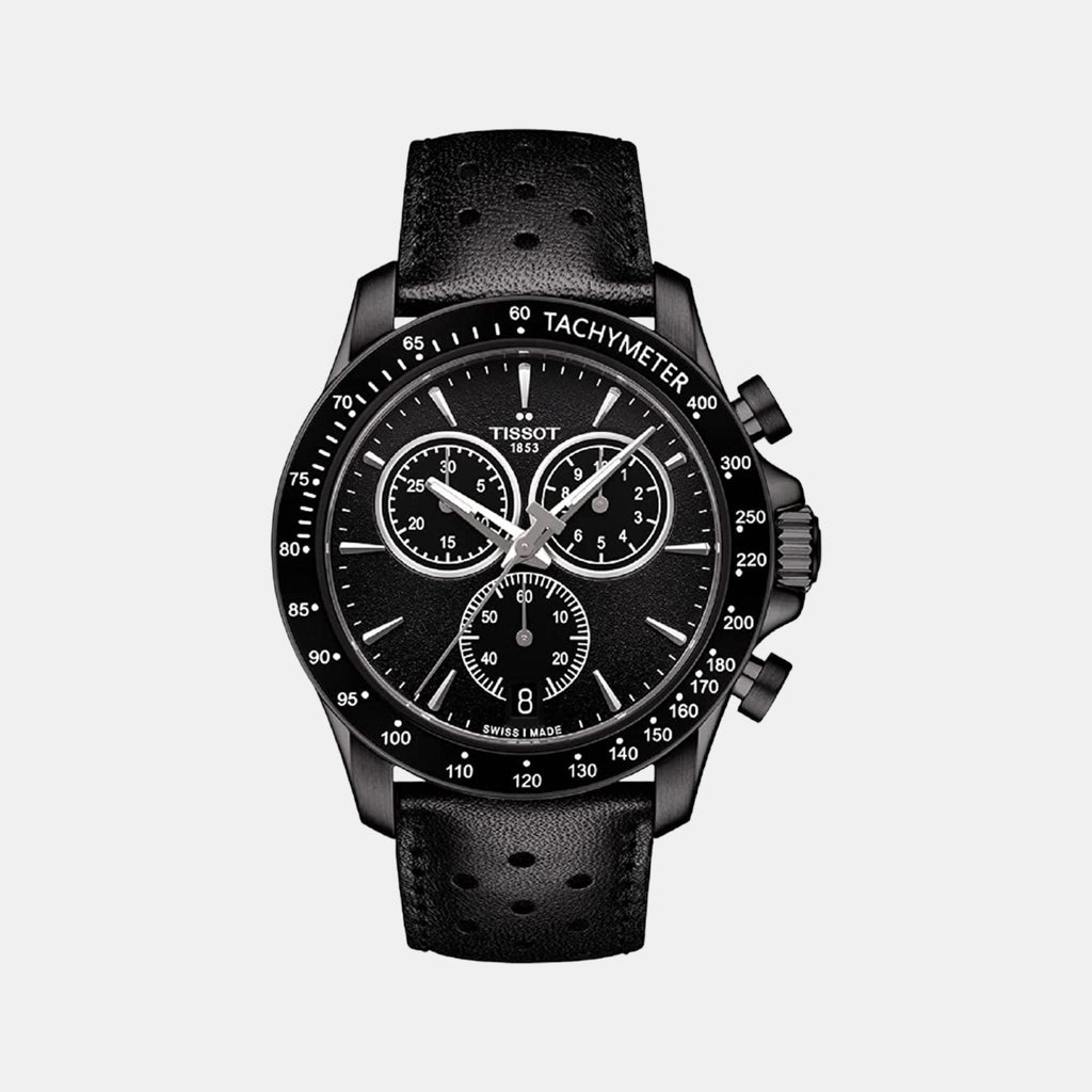 Tissot Round Black Chronograph watch