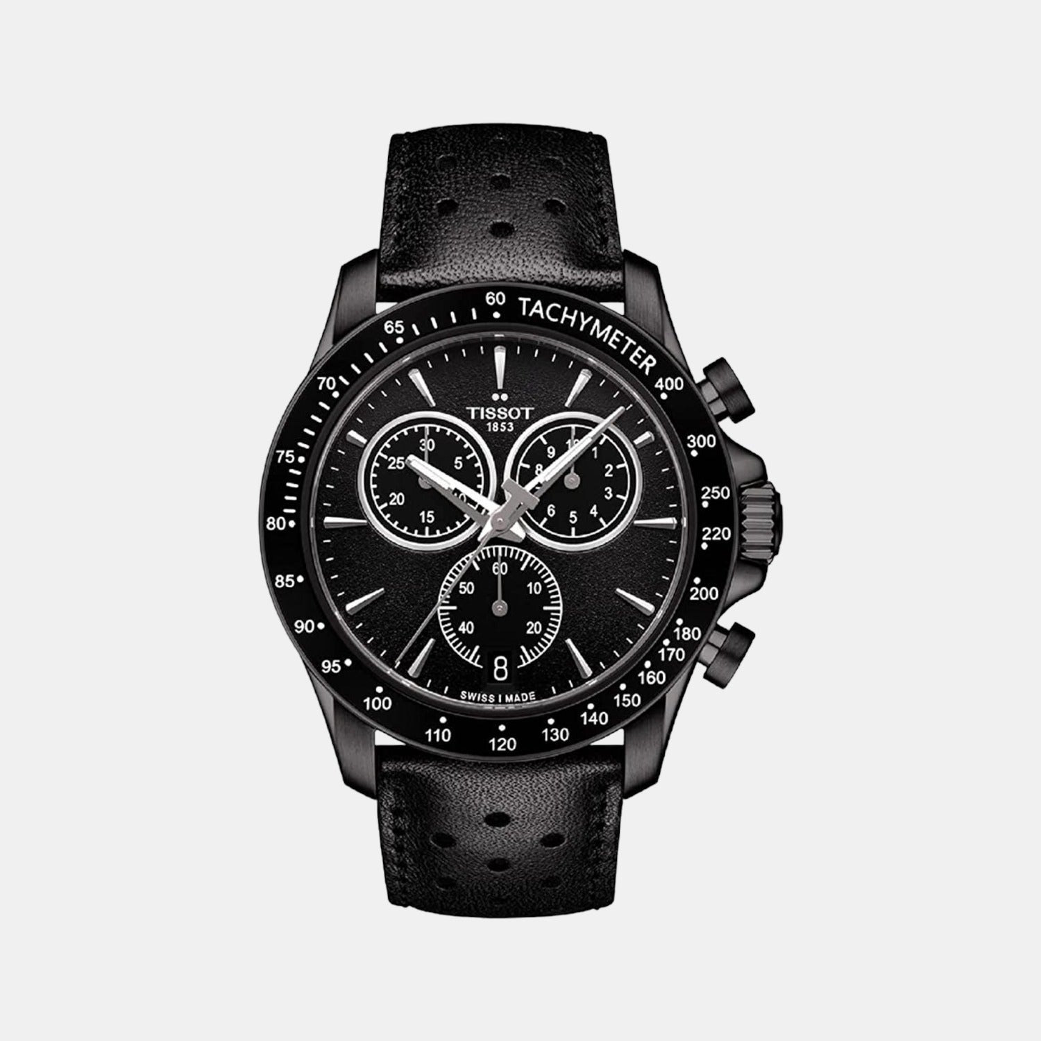 Tissot Round Black Chronograph watch