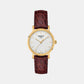 Tissot Round Gold Analog watch