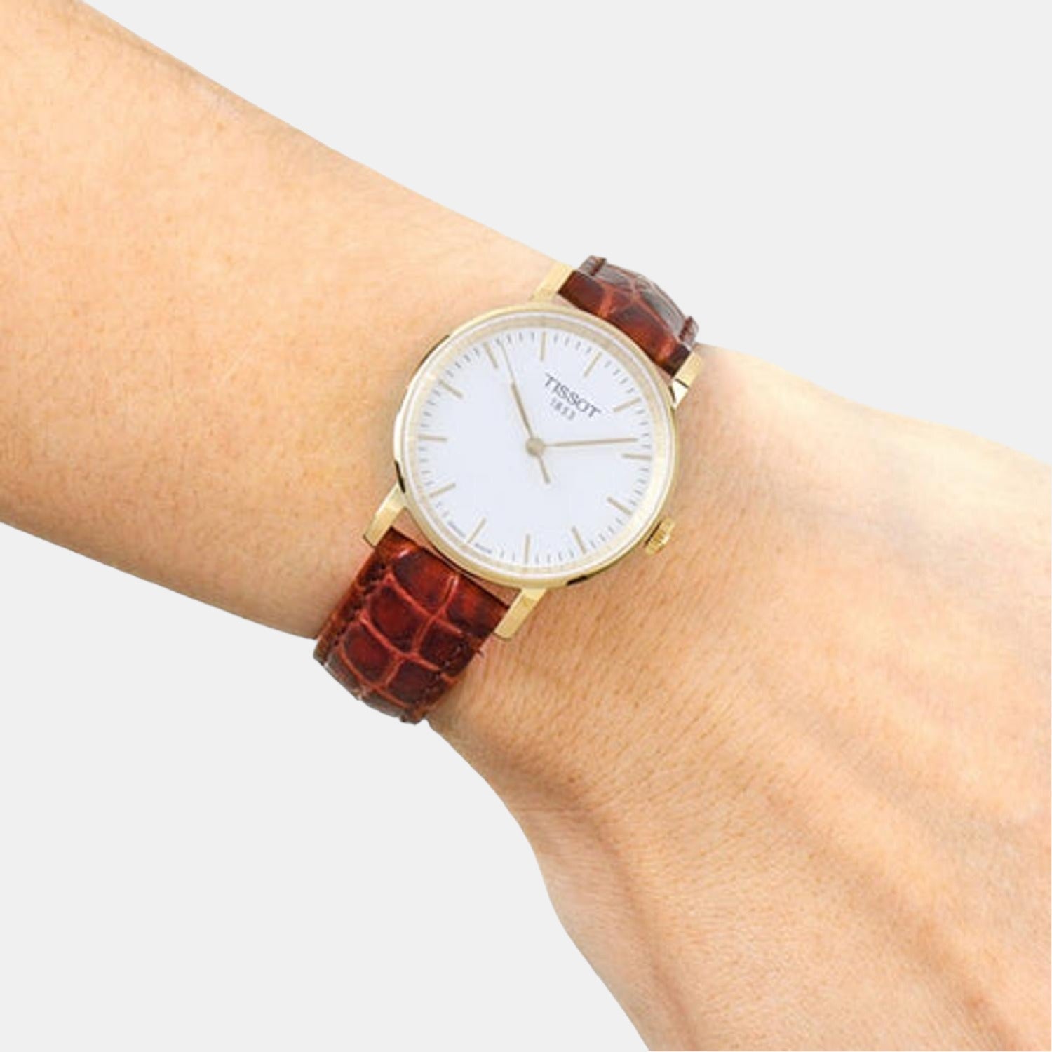 Tissot Tissot Everytime Small Female Analog Leather Watch Tissot