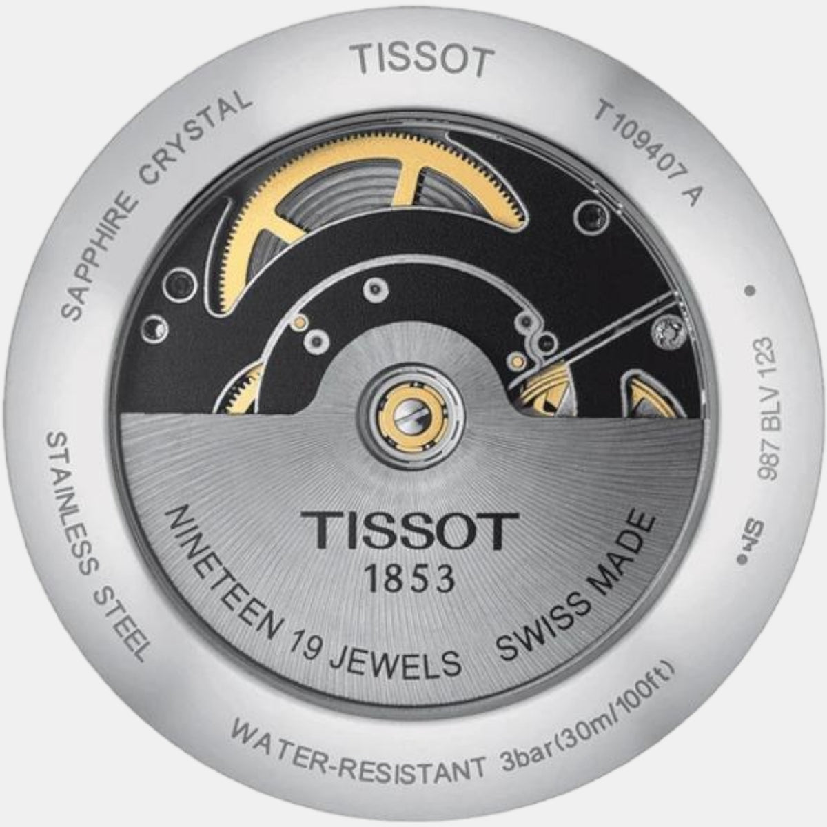 Tissot Men Round White watch