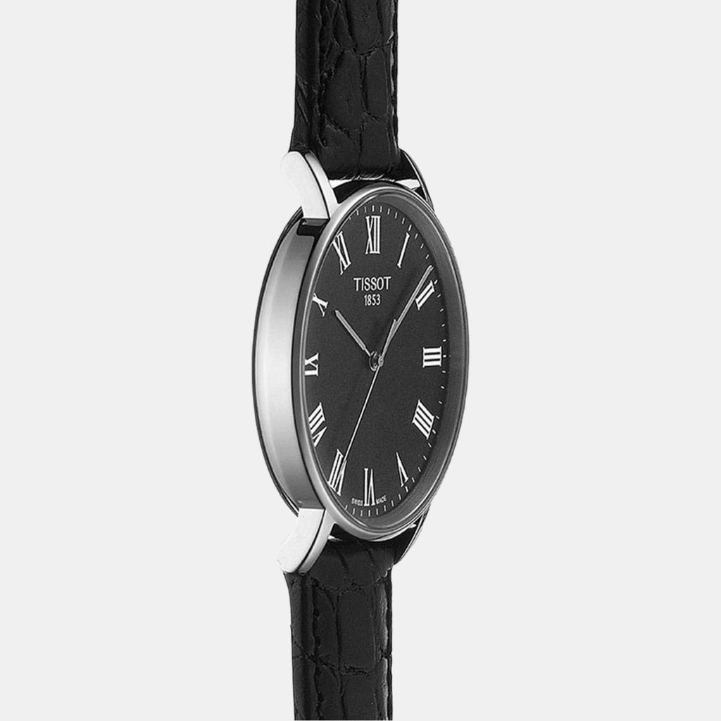 Tissot Men Round Black watch