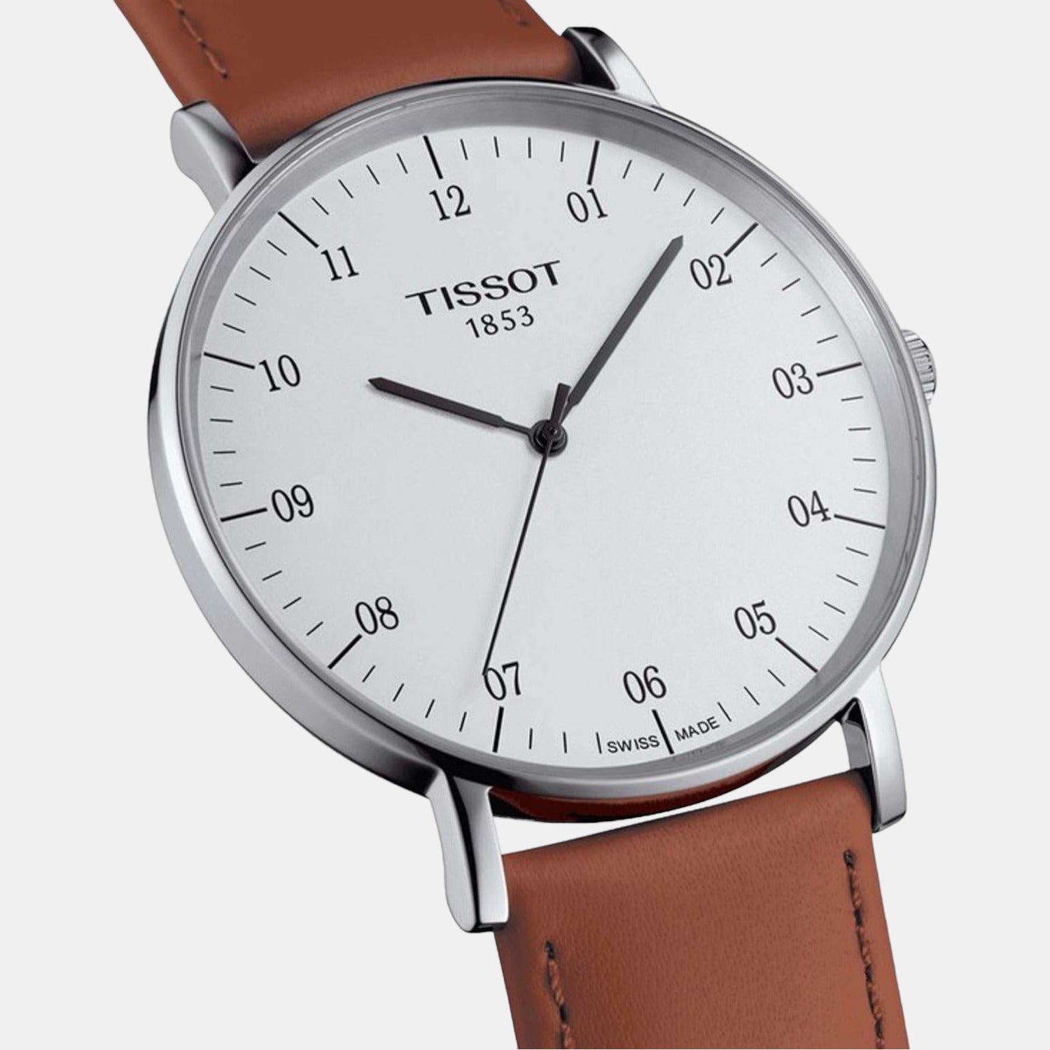 Tissot Tissot Everytime Male Analog Leather Watch Tissot Just