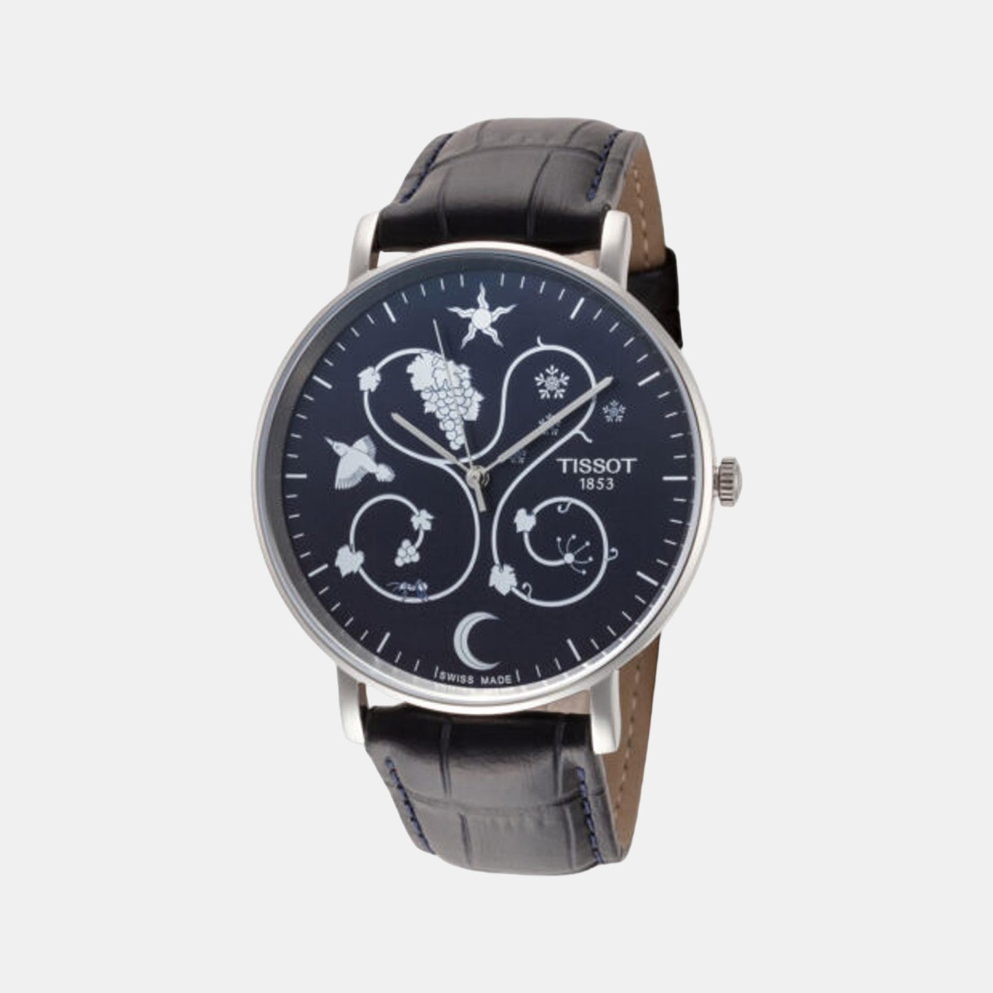 Everytime Male Analog Leather Watch T1096101604100