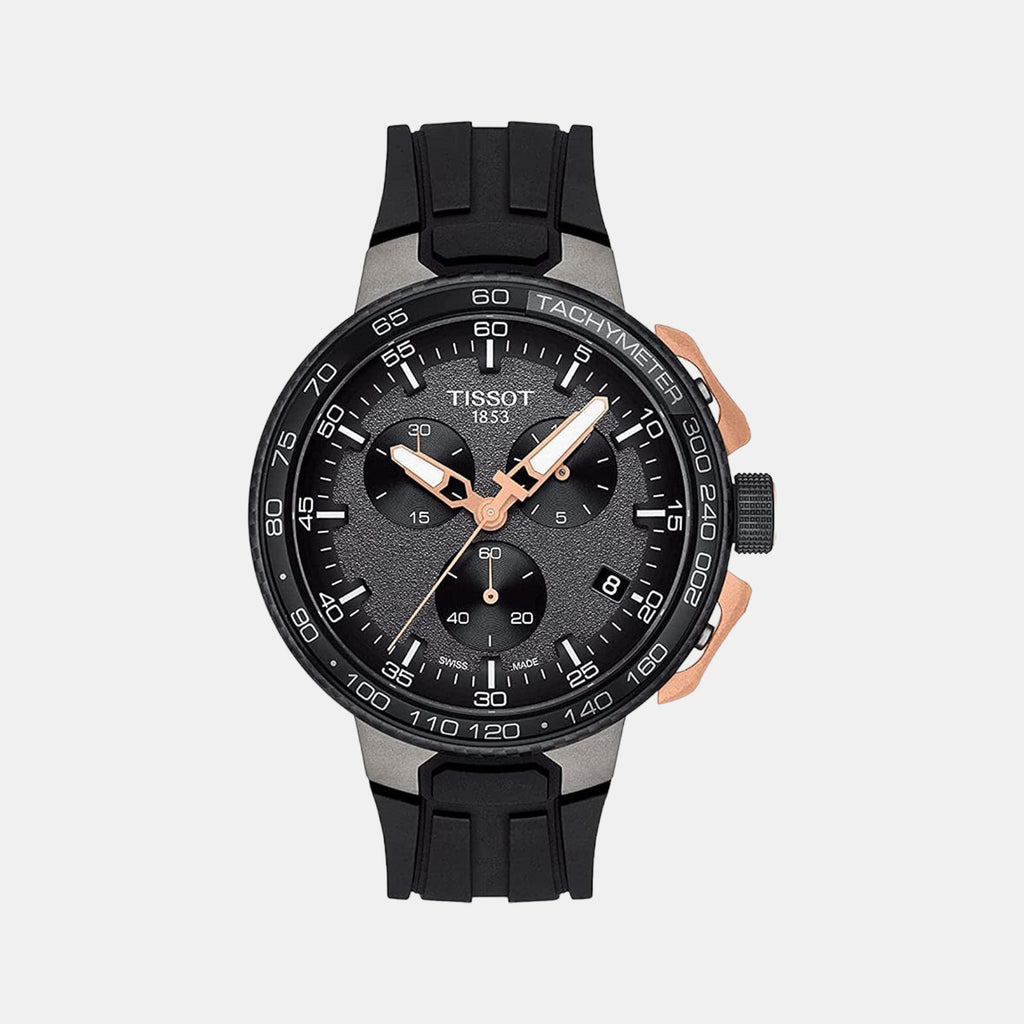 Tissot Round Black Chronograph watch