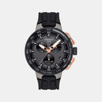 Tissot Round Black Chronograph watch