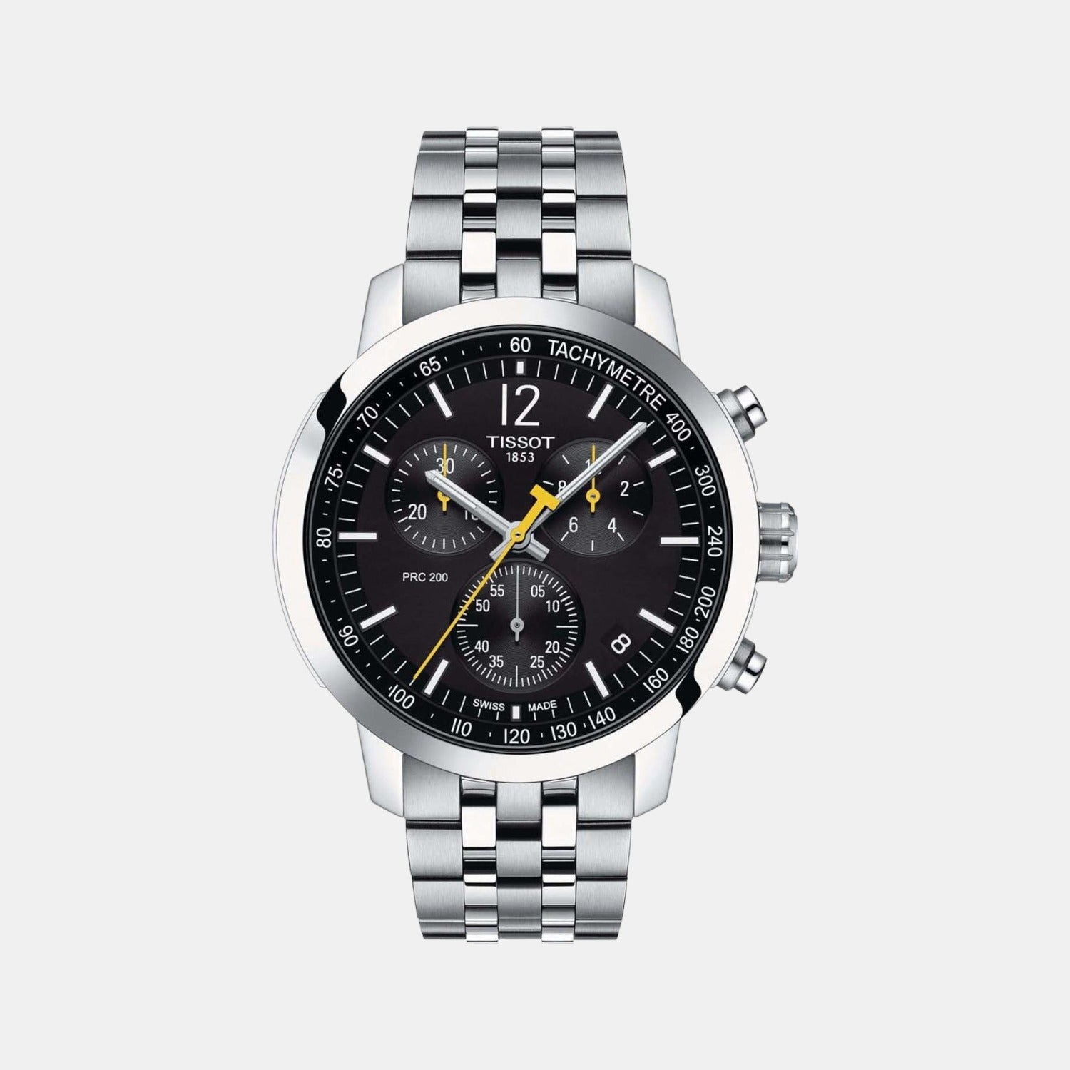 Tissot Round Black Chronograph watch