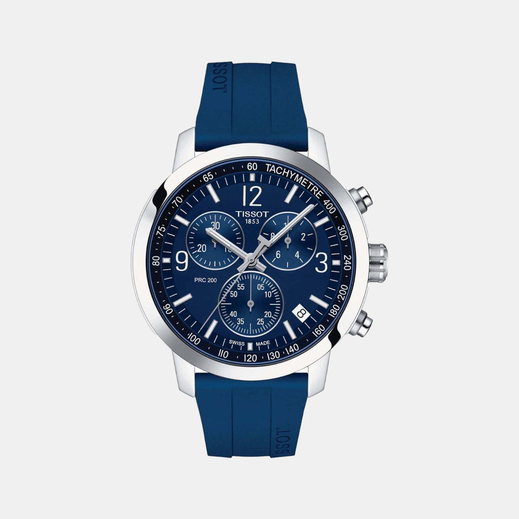 Tissot Round Blue Chronograph watch