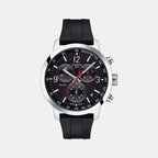 Tissot Round Black Chronograph watch