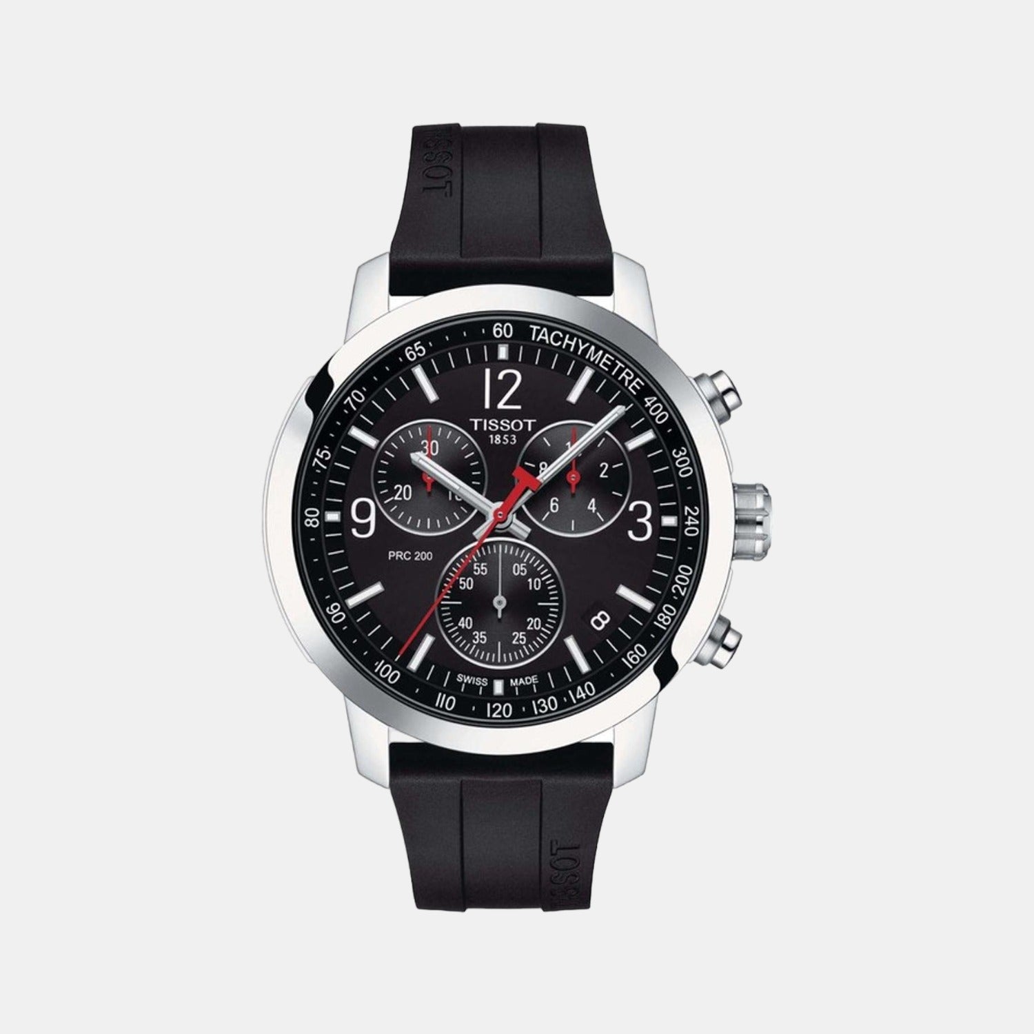 Tissot Round Black Chronograph watch