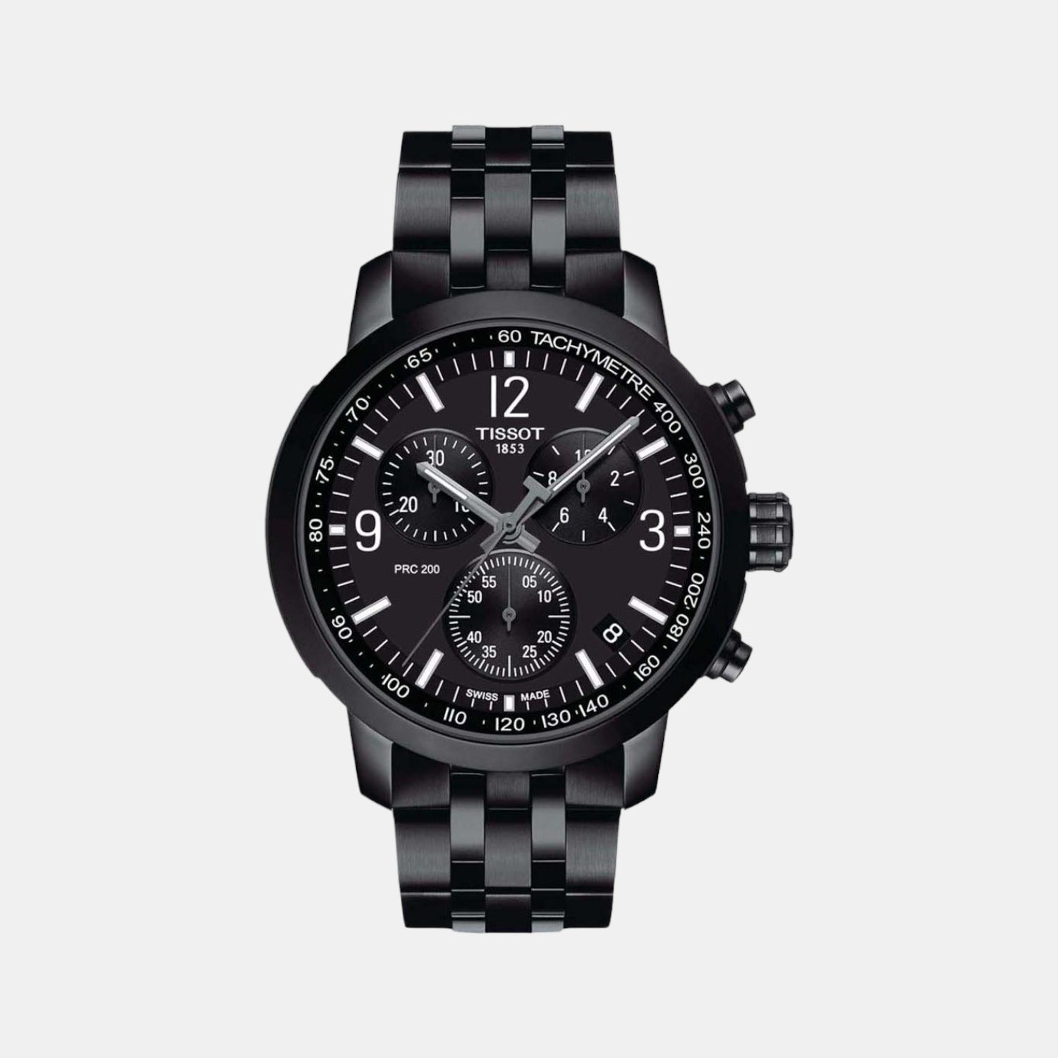 Tissot Round Black Chronograph watch