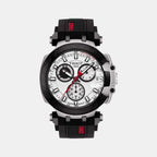 Tissot Round White Chronograph watch