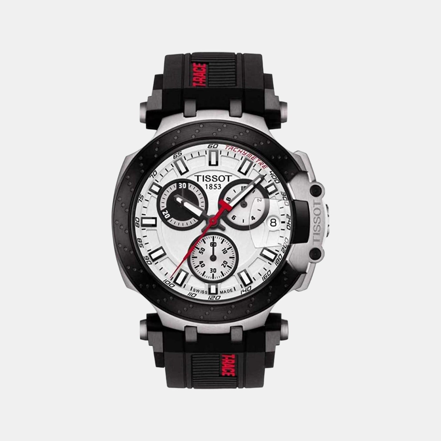 Tissot Round White Chronograph watch