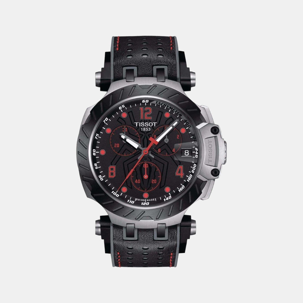 Tissot Round Black Chronograph watch