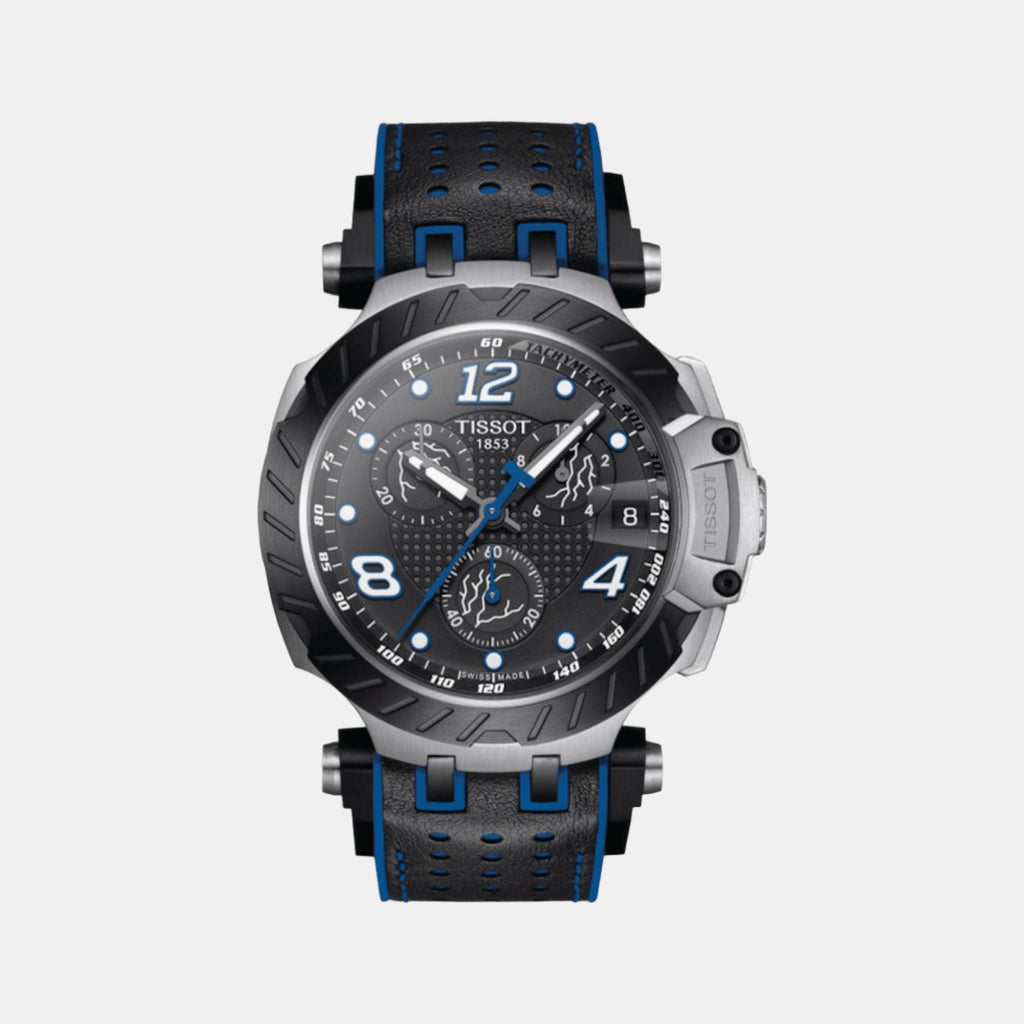 Tissot Round Black Chronograph watch