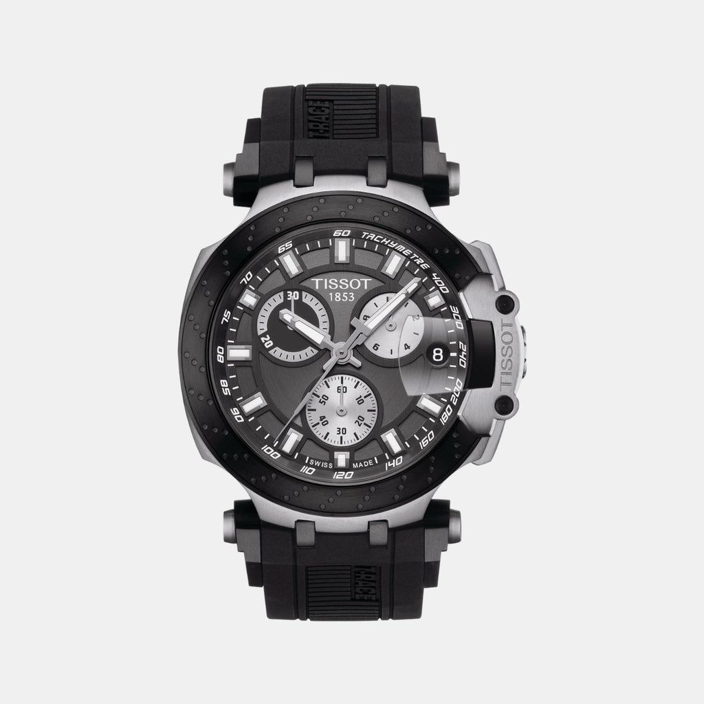 Tissot Round Black Chronograph watch