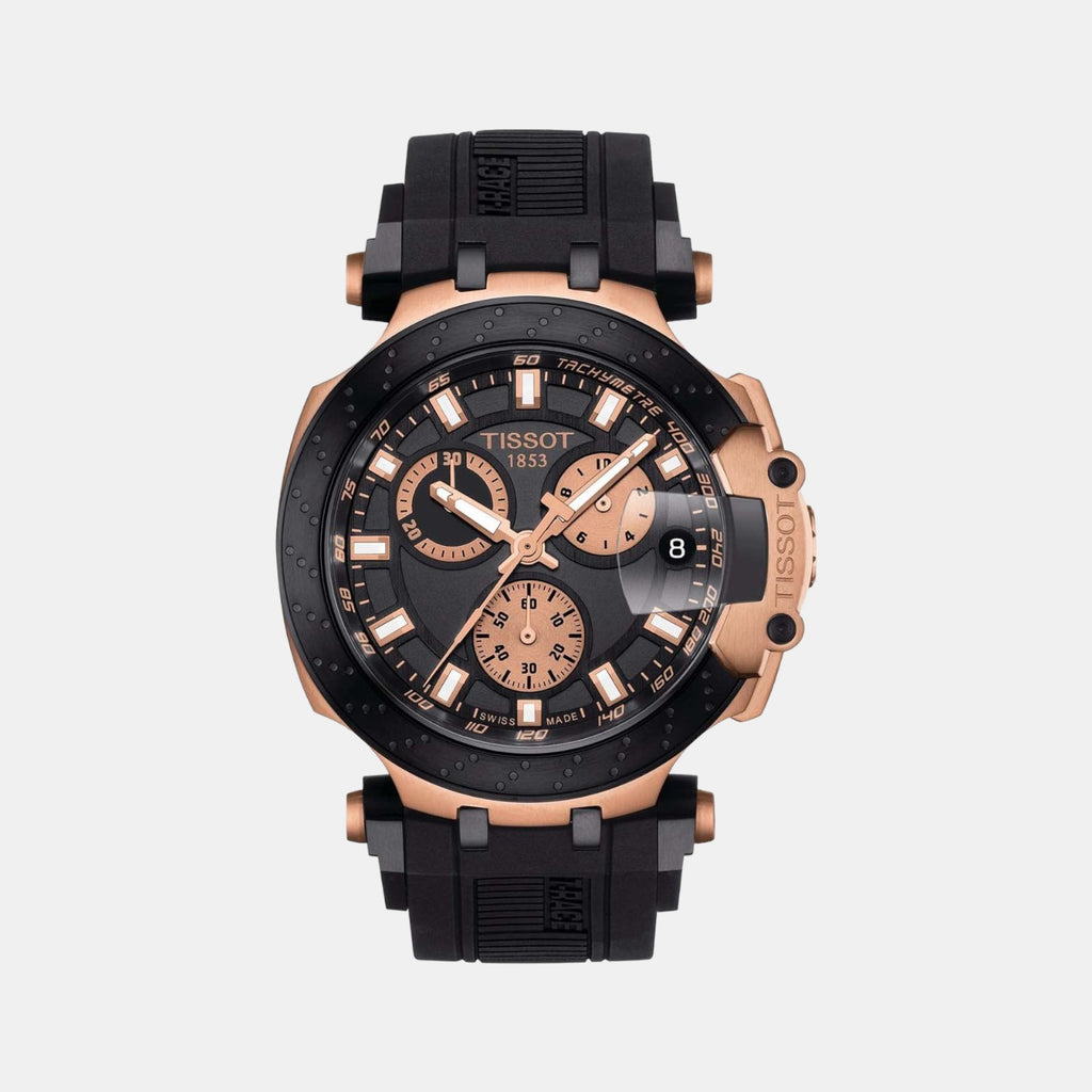 Tissot Round Black Chronograph watch
