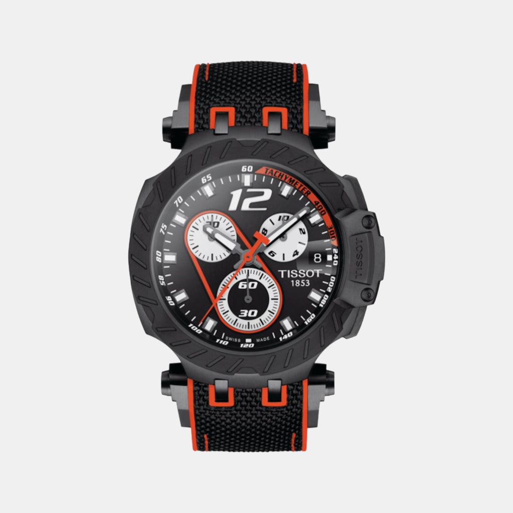 Tissot Round Black Chronograph watch