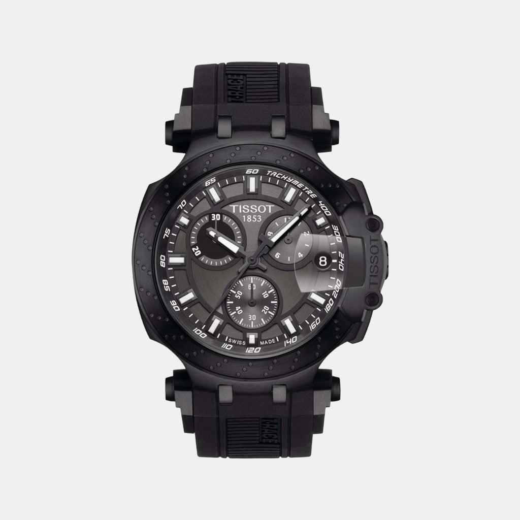 Tissot Round Black Chronograph watch