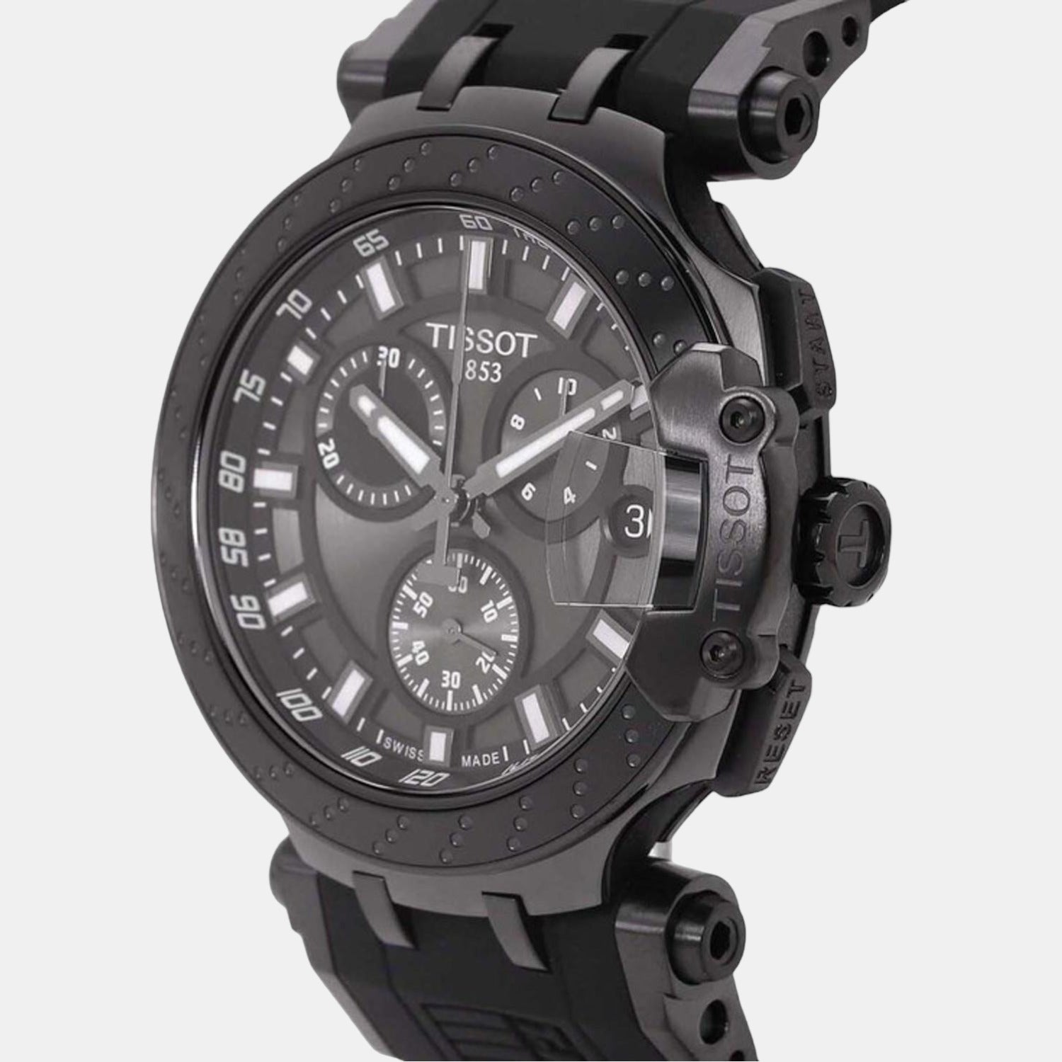 Tissot Men Round Black watch