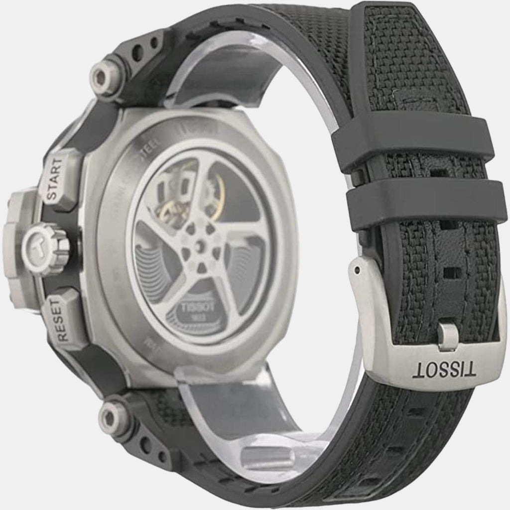 Tissot Rubber Silver watch