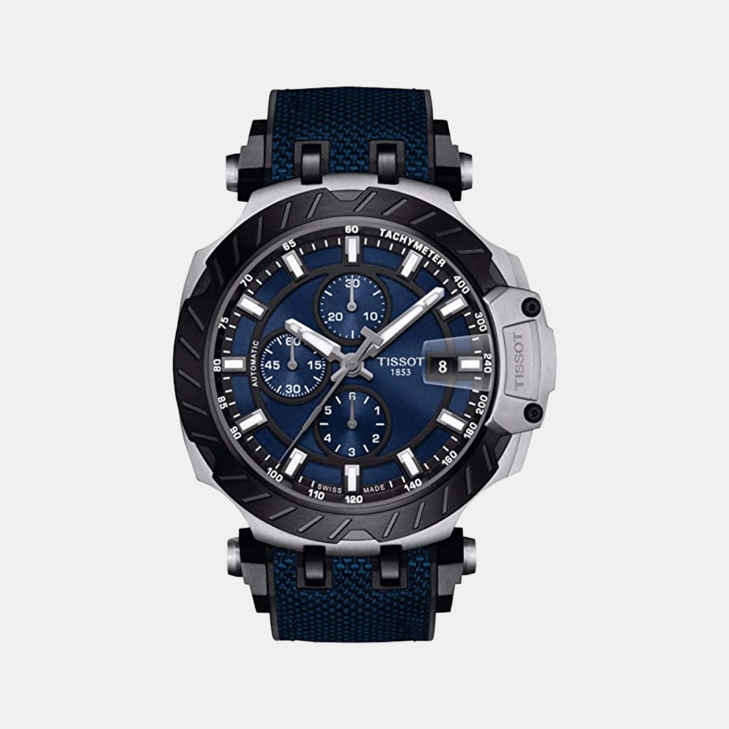 Tissot Round Blue Chronograph watch
