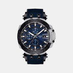 Tissot Round Blue Chronograph watch