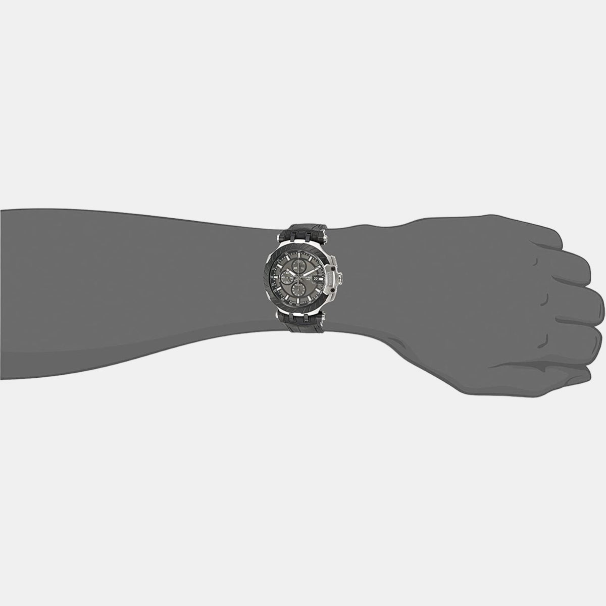 Tissot Men Round Black watch
