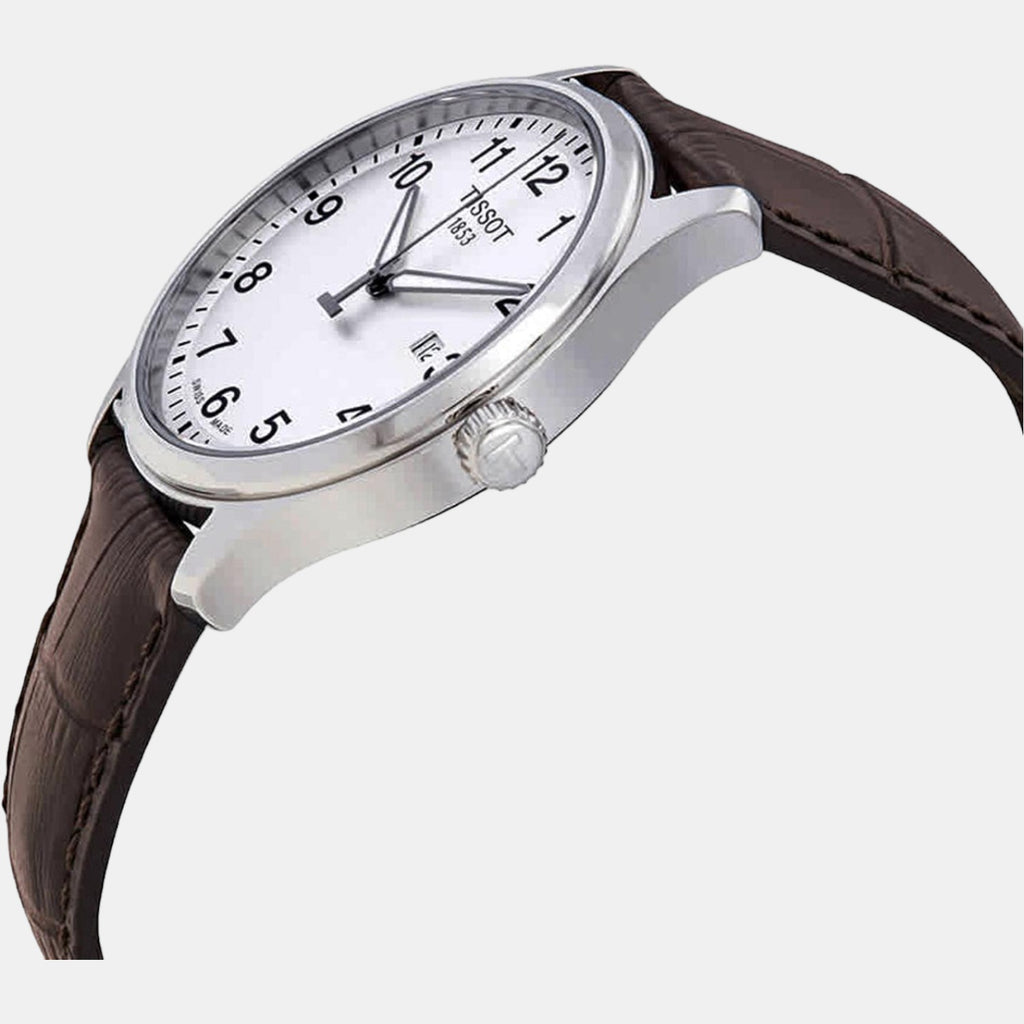 Tissot Men Round White watch