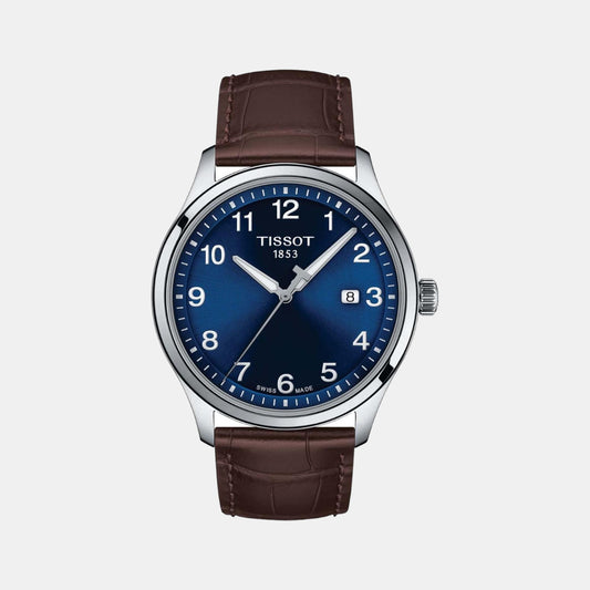 Gent Xl Male Analog Leather Automatic Watch T1164101604700