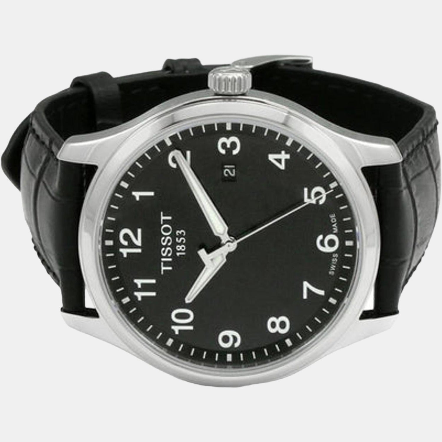 Tissot Men Round Black watch