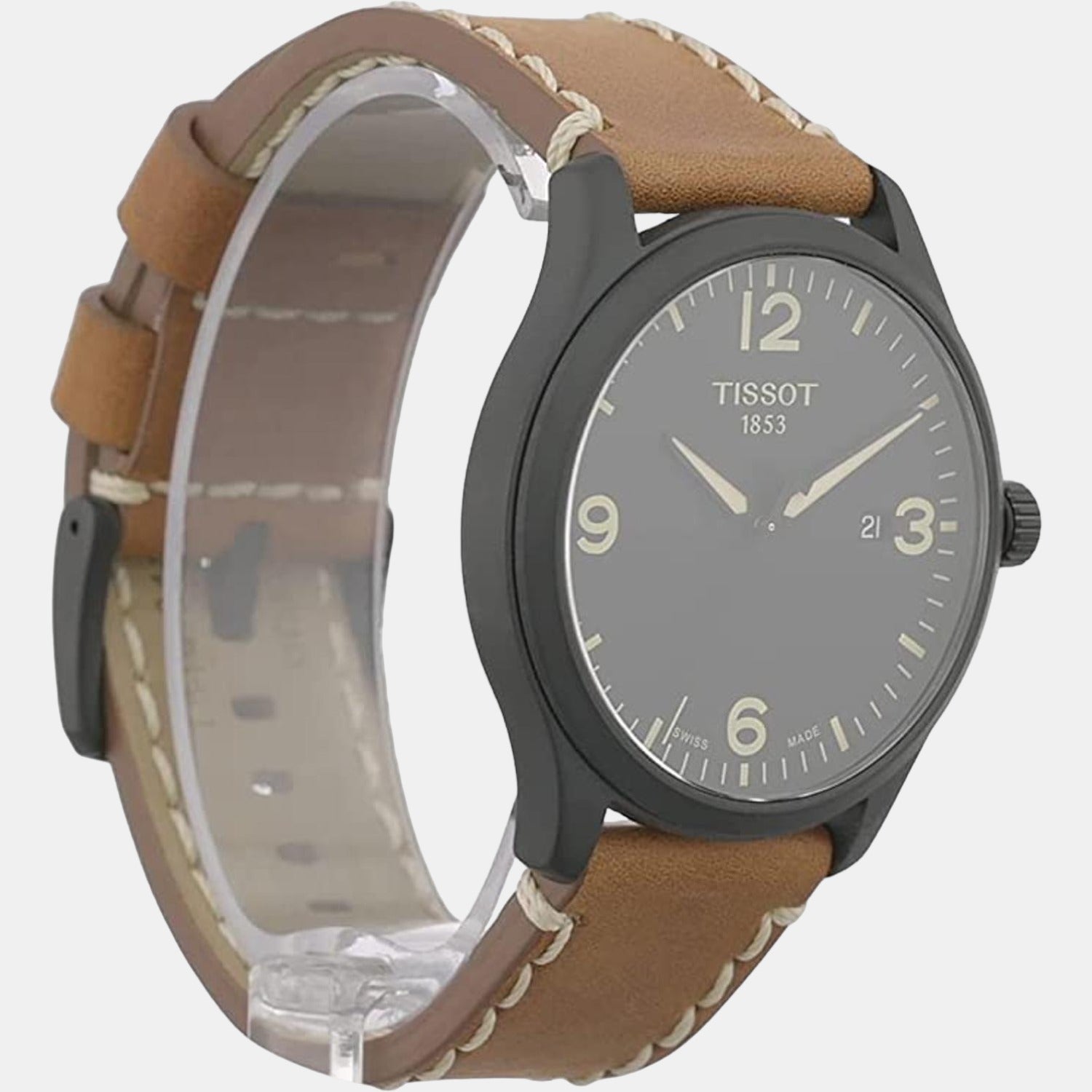 Tissot Men Round Black watch